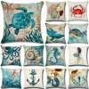 Sea life cushion covers